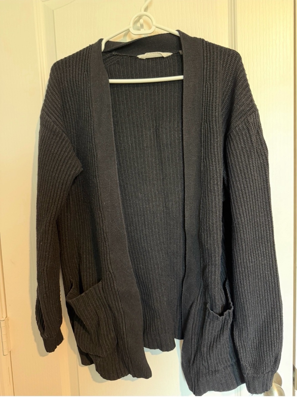 Tavi noir Women's Open-Front Ribbed Cardigan Sweater